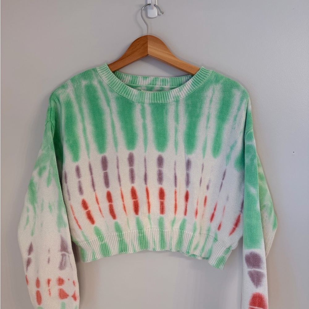 Nordstrom Tie-Dye Cropped Sweater